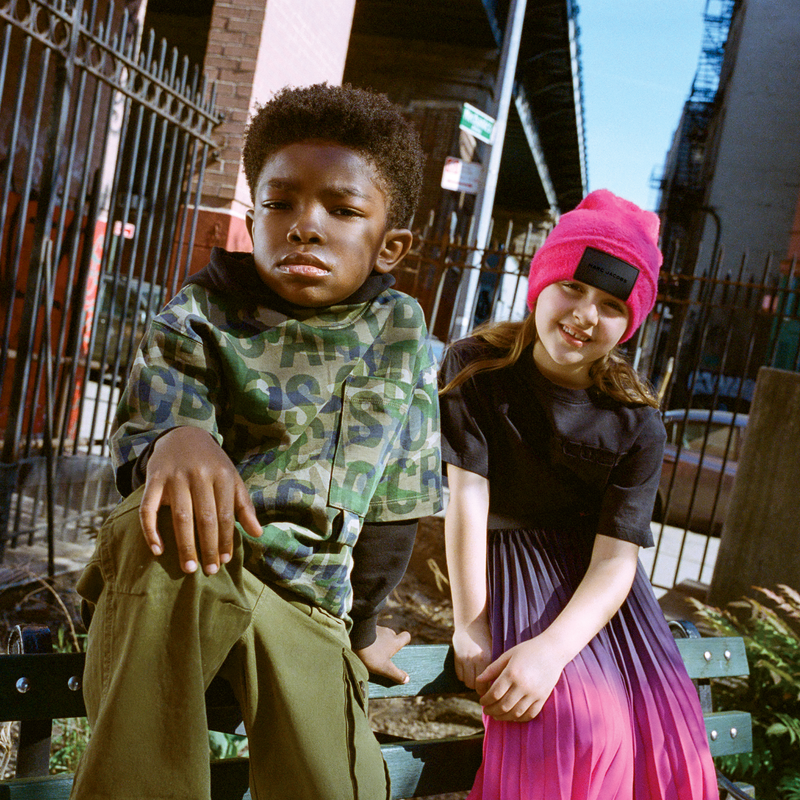 Gonna lunga in cr&ecirc;pe MARC JACOBS 
                        BAMBINA