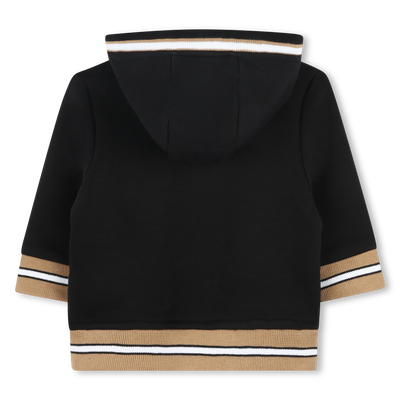 Cardigan con cappuccio felpato BOSS RAGAZZO