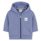 Felpa jogging con chiusura a zip, BLU LAVANDA, hi-res