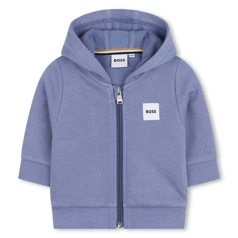 FELPA JOGGING CON CHIUSURA A ZIP BOSS 
                        RAGAZZO