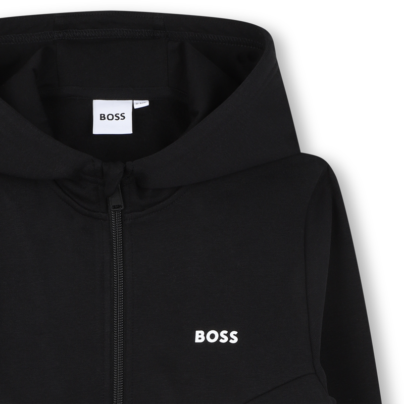 Cardigan con cappuccio BOSS 
                        RAGAZZO