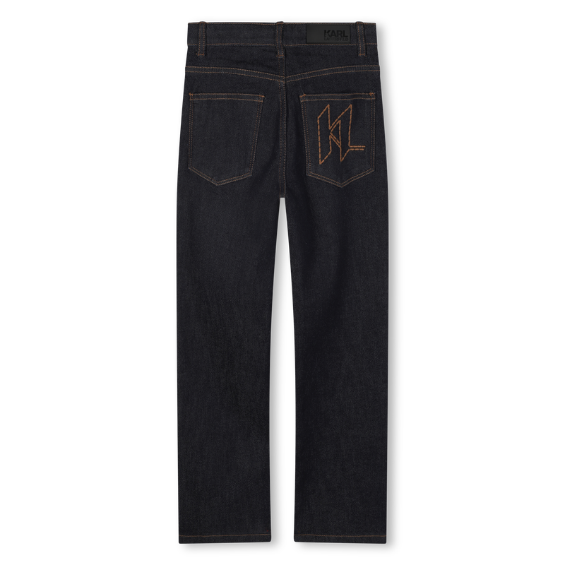 Pantaloni in denim KARL LAGERFELD KIDS 
                        RAGAZZO