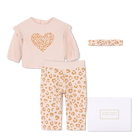 Completo felpa, pantaloni e peluche. KENZO KIDS 
                    BAMBINA