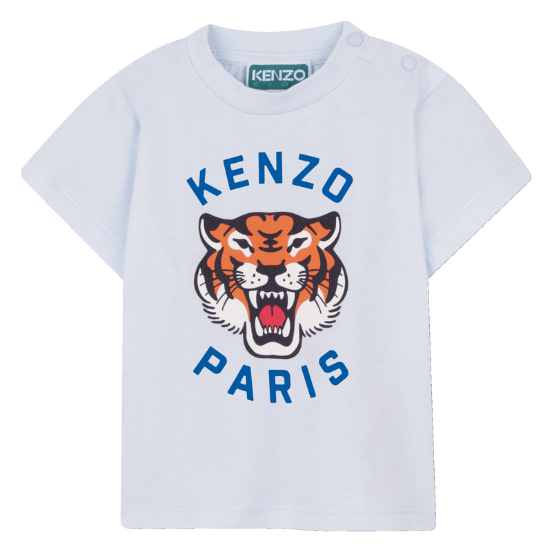 T-SHIRT A MANICHE CORTE KENZO KIDS 
                        RAGAZZO