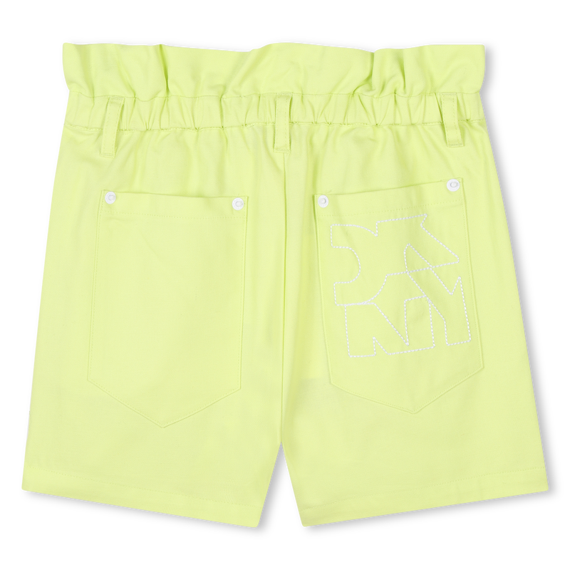 Shorts in cotone e lino DKNY 
                        BAMBINA