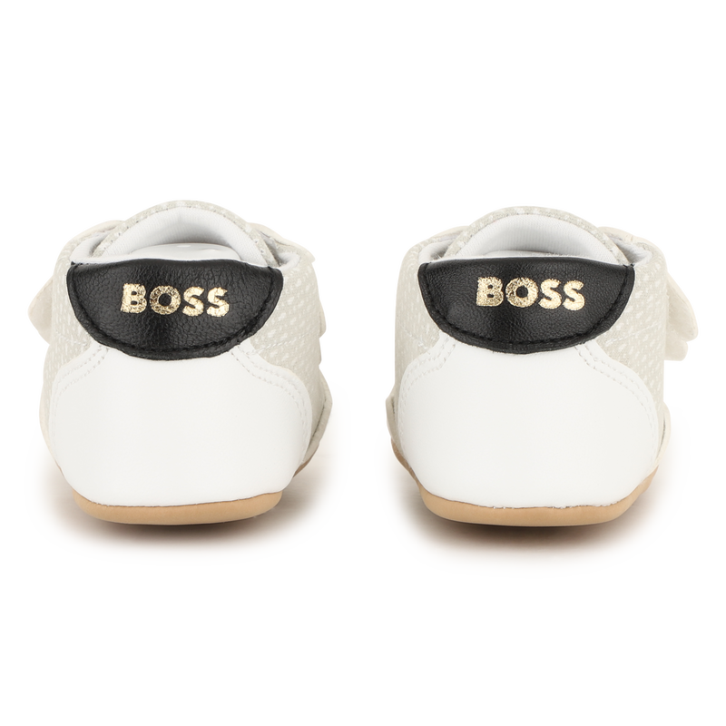 PANTOFOLE IN PELLE DI PECORA BOSS 
                        RAGAZZO