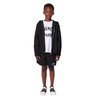 FELPA CON CAPPUCCIO E ZIP GIVENCHY RAGAZZO