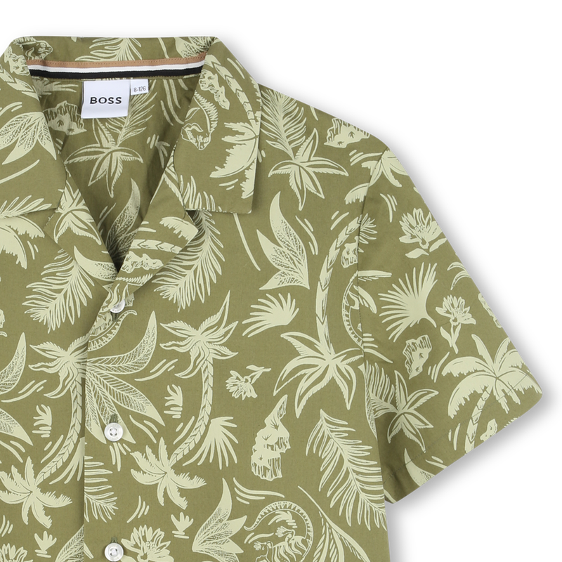 Camicia in popeline di cotone BOSS 
                        RAGAZZO