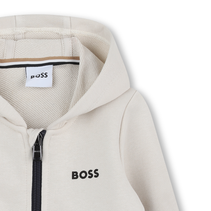 Cardigan sportivo cappuccio BOSS 
                        RAGAZZO