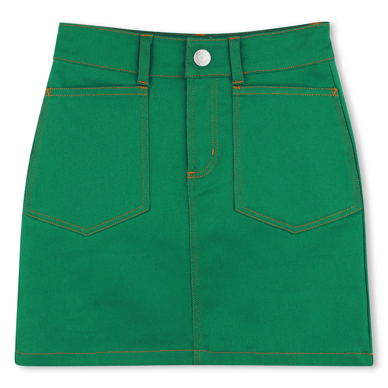 Gonna a trapezio con tasche KENZO KIDS 
                        BAMBINA