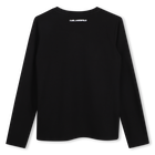 T-shirt a maniche lunghe KARL LAGERFELD KIDS 
                    BAMBINA