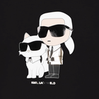 T-shirt con stampa applicata KARL LAGERFELD KIDS 
                    BAMBINA