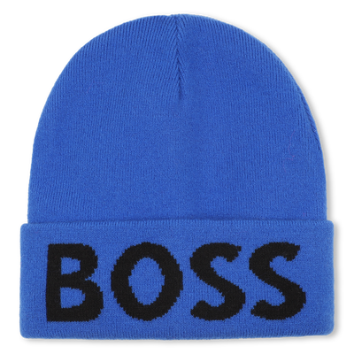Berretto lavorato a maglia con revers BOSS RAGAZZO