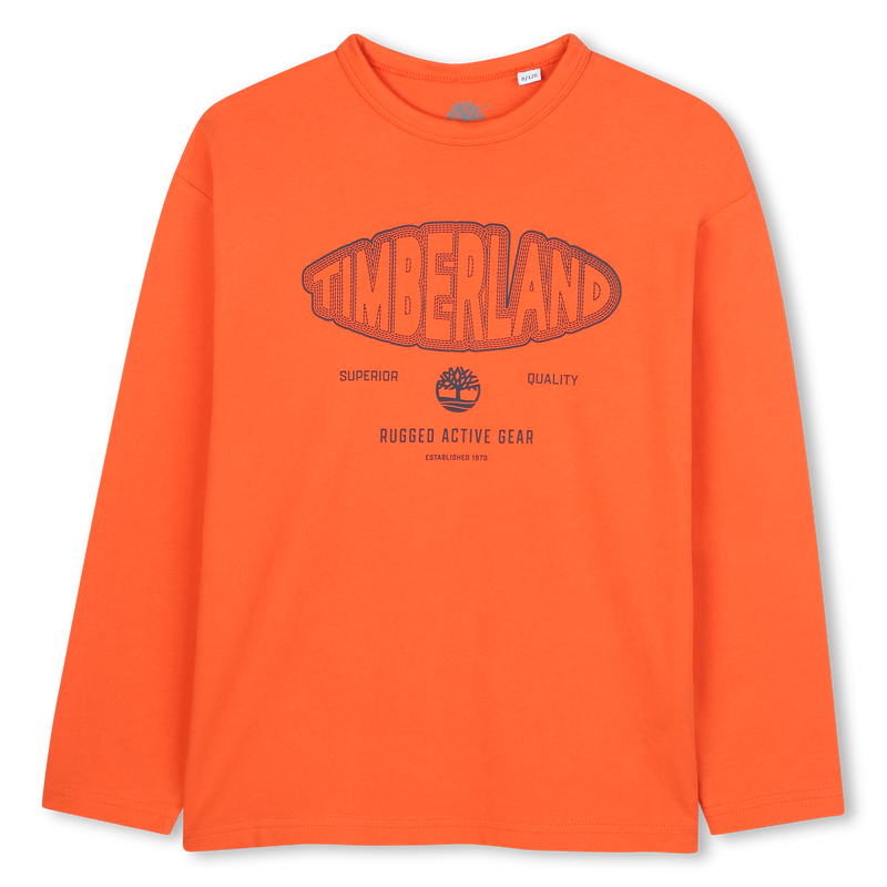 T-shirt in jersey a maniche lunghe TIMBERLAND 
                        RAGAZZO