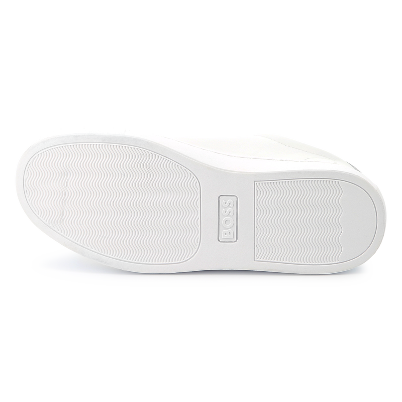 Sneakers stringate in pelle BOSS 
                        RAGAZZO