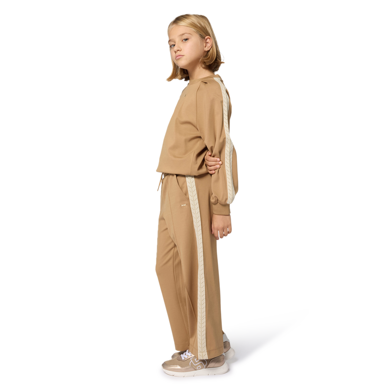 Felpa con spalla fantasia BOSS 
                        BAMBINA