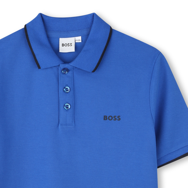 Short-Sleeved Polo Shirt BOSS 
                        RAGAZZO