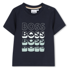 T-shirt a maniche corte, MARINE, hi-res