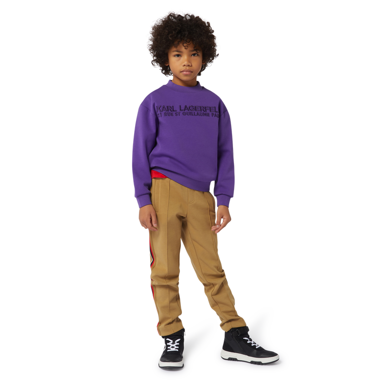 Stripe Detail Sweatpants KARL LAGERFELD KIDS 
                        RAGAZZO