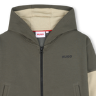 Cardigan con cappuccio HUGO 
                    RAGAZZO