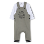 Completo salopette e t-shirt KARL LAGERFELD KIDS 
                    RAGAZZO