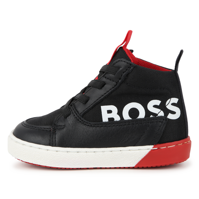 Velcro Lace-Up Sneakers BOSS 
                        RAGAZZO