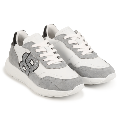 Sneakers stringate in pelle BOSS BAMBINA