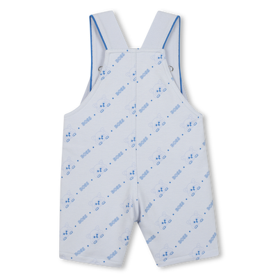 Salopette corta stampa panda BOSS RAGAZZO