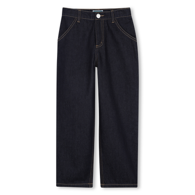 Pantaloni in denim KENZO KIDS RAGAZZO