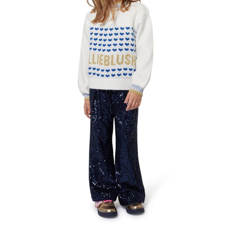 Pantaloni fluidi paillettes BILLIEBLUSH 
                        BAMBINA
