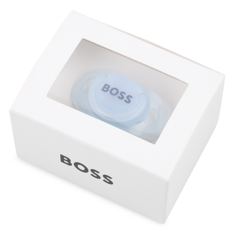 Ciuccio logato in silicone BOSS 
                        UNISEX