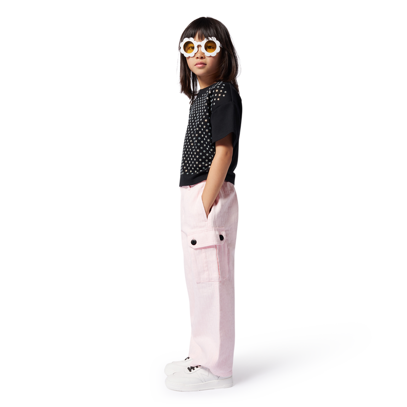 Pantaloni con tasche in cotone MARC JACOBS 
                        BAMBINA