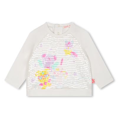 T-shirt cotone con paillettes BILLIEBLUSH BAMBINA