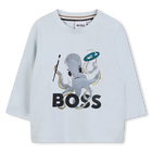 T-shirt a maniche lunghe, BLU CIELO, hi-res