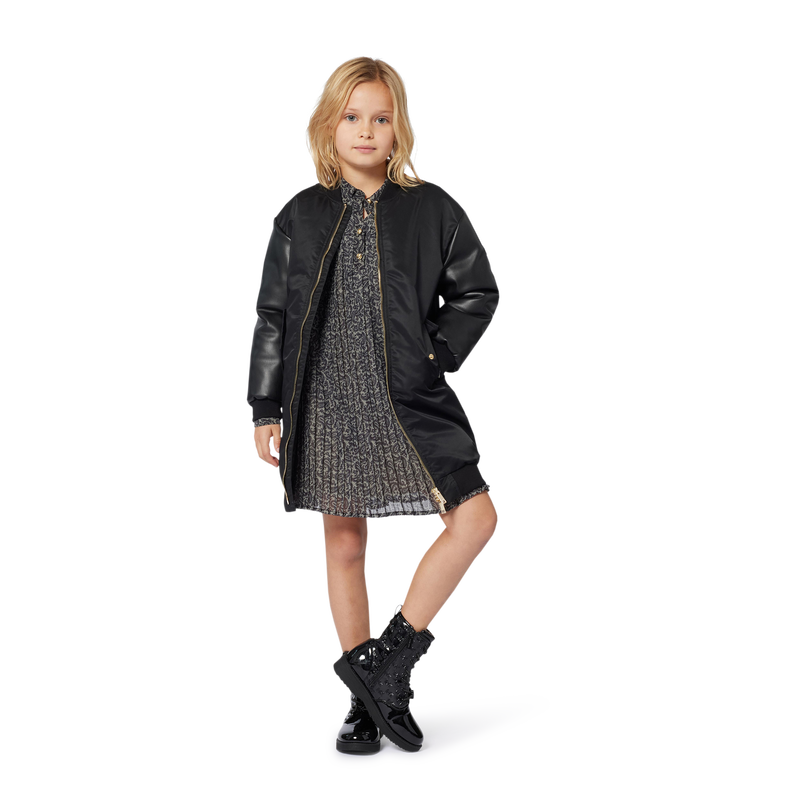 Abito a maniche lunghe con pieghe MICHAEL KORS 
                        BAMBINA