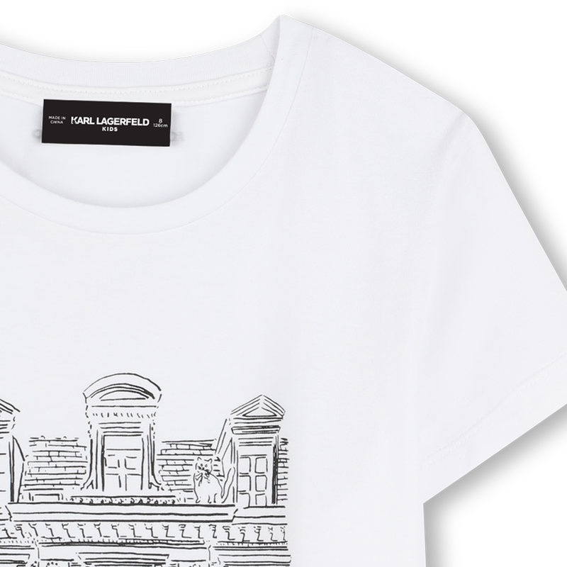 TEE SHIRT KARL LAGERFELD KIDS 
                        BAMBINA