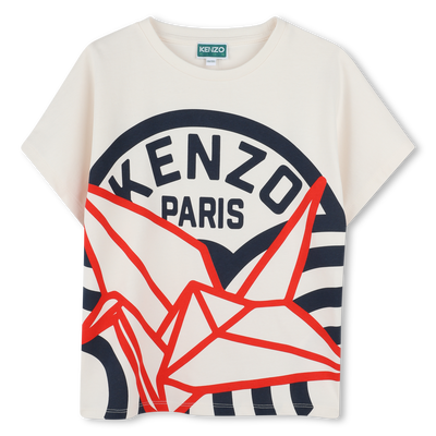 T-shirt maniche corte cotone KENZO KIDS UNISEX