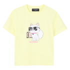 T-shirt manica corta KARL LAGERFELD KIDS 
                    BAMBINA
