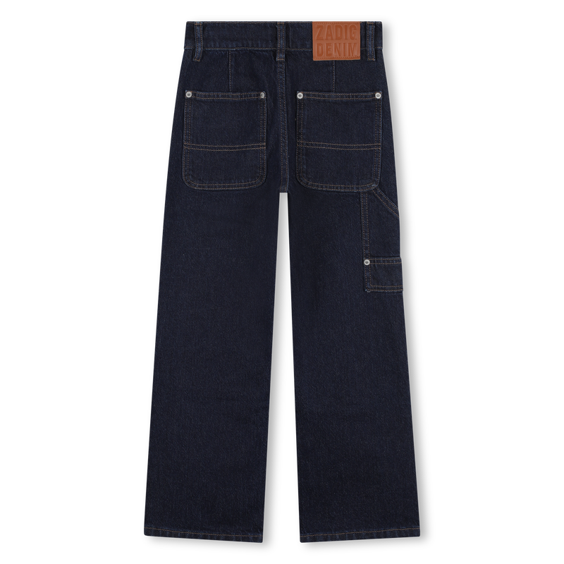 Jeans larghi con impunture ZADIG & VOLTAIRE 
                        RAGAZZO