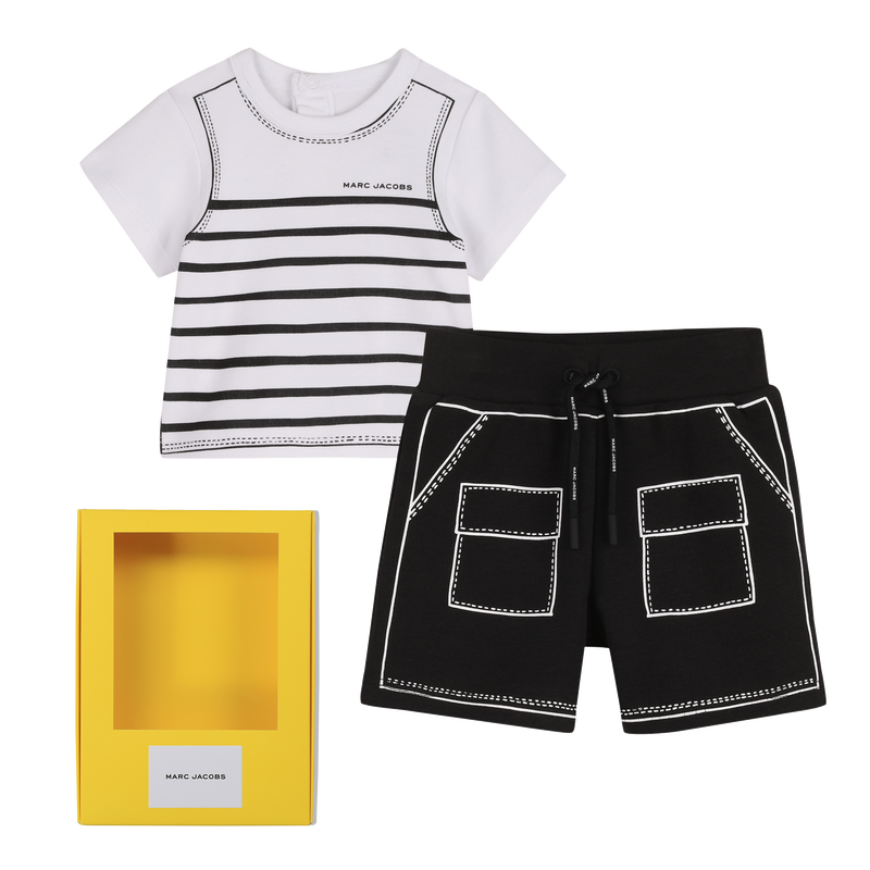 SET T-SHIRT E PANTALONCINI MARC JACOBS 
                        UNISEX
