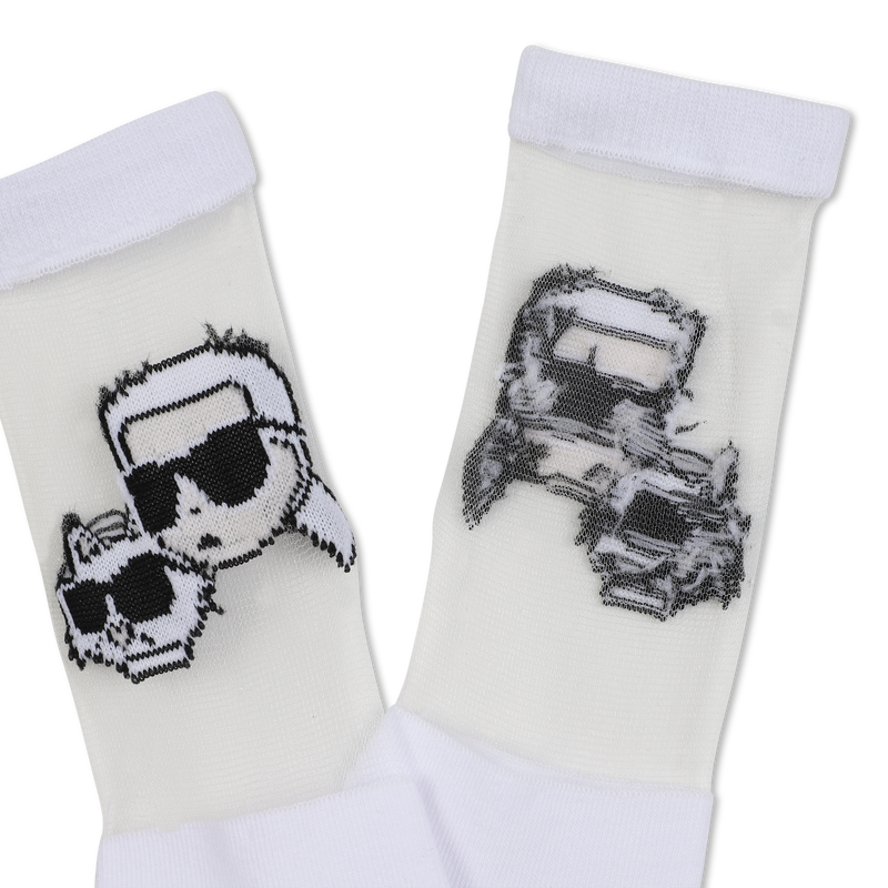 Calzini dal taglio medio KARL LAGERFELD KIDS 
                        BAMBINA