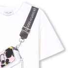 Vestito maniche corte cotone MARC JACOBS 
                    BAMBINA