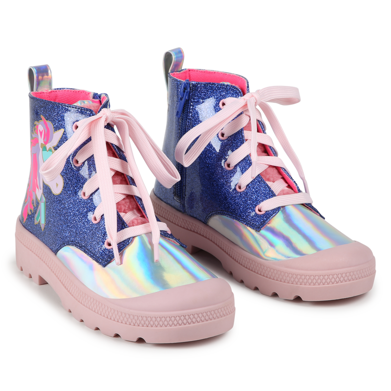 Stivaletti con zip e lacci BILLIEBLUSH 
                        BAMBINA