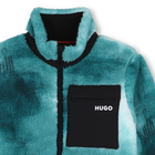 Cardigan in felpa HUGO 
                    RAGAZZO