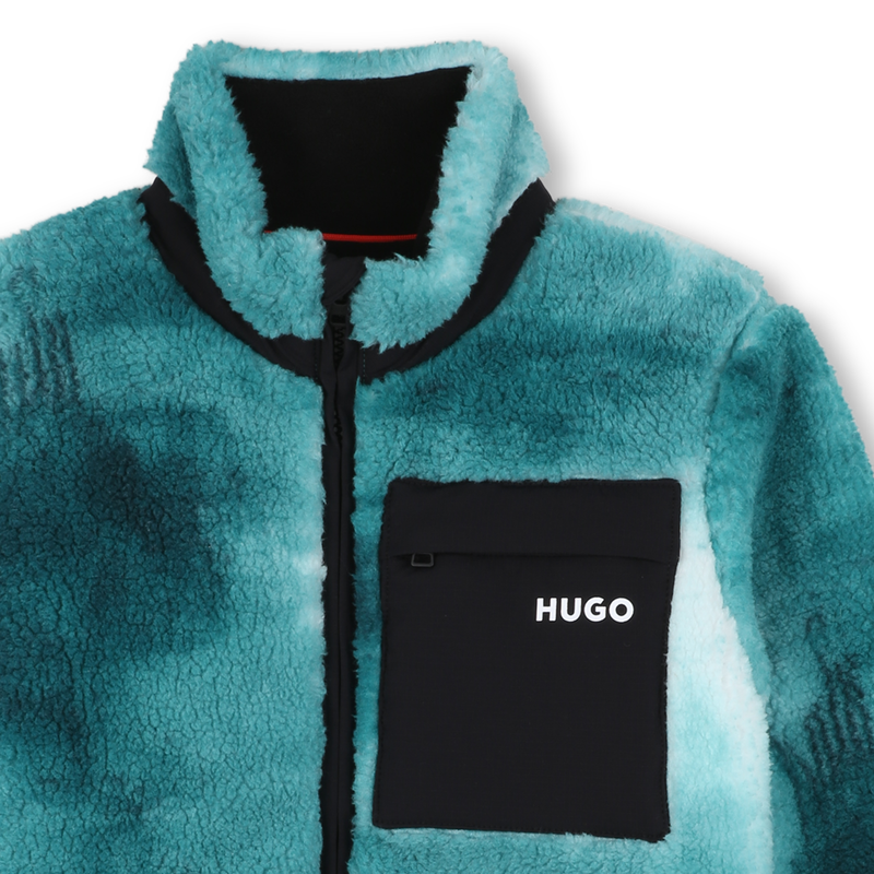 Cardigan in felpa HUGO 
                        RAGAZZO