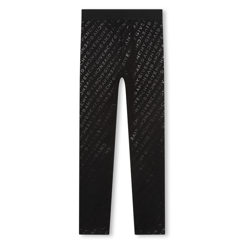 Logo-Print Cotton Leggings GIVENCHY 
                        BAMBINA