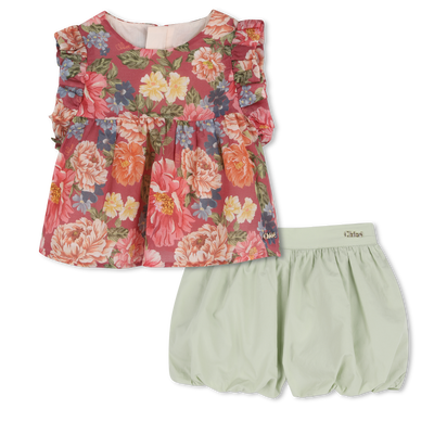 Top + pantaloni a sbuffo CHLOE BAMBINA