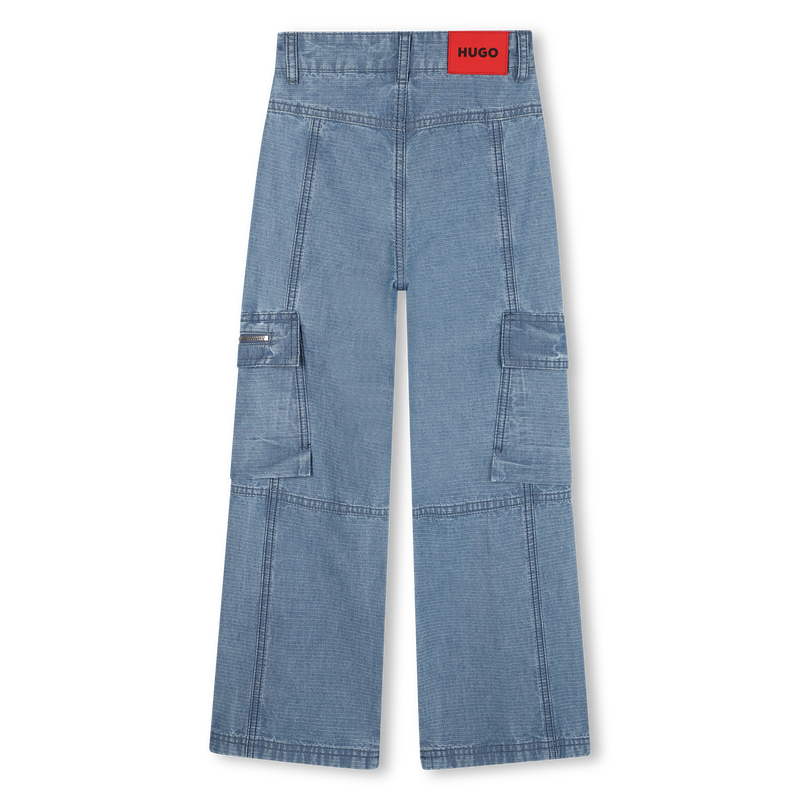 Pantaloni in denim HUGO 
                        BAMBINA