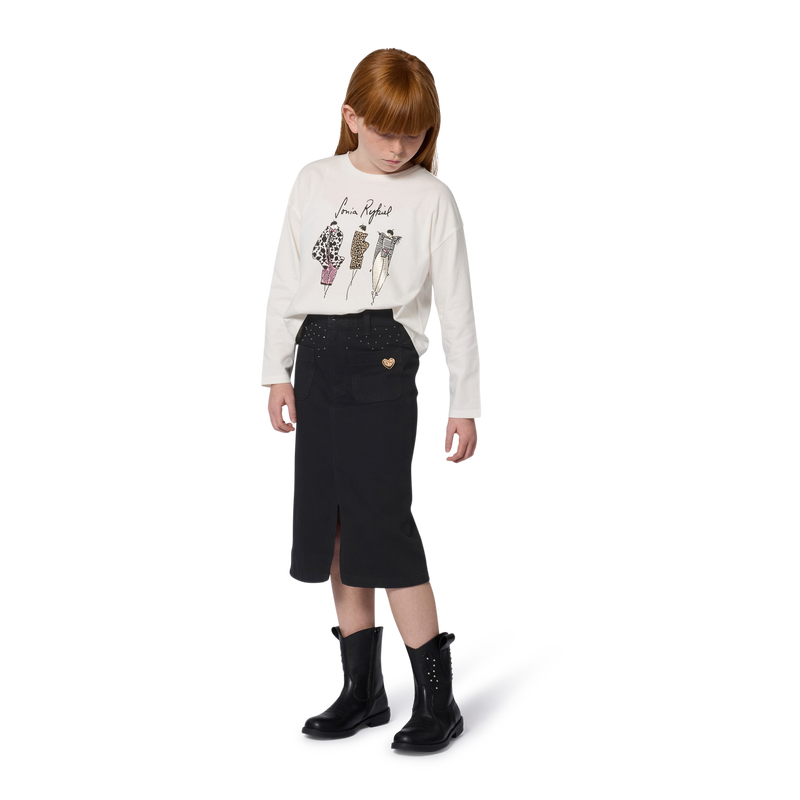 T-shirt a maniche lunghe SONIA RYKIEL 
                        BAMBINA