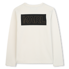T-shirt a maniche lunghe KARL LAGERFELD KIDS 
                    RAGAZZO